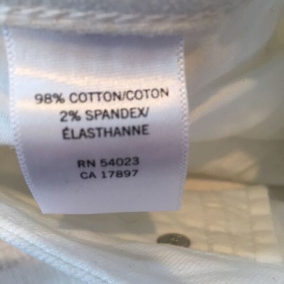 Banana Republic Factory White Jeans Size 28 - Picture 5 of 5